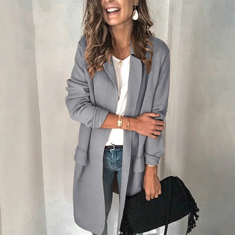 Fashion Casual Pocket Blazer