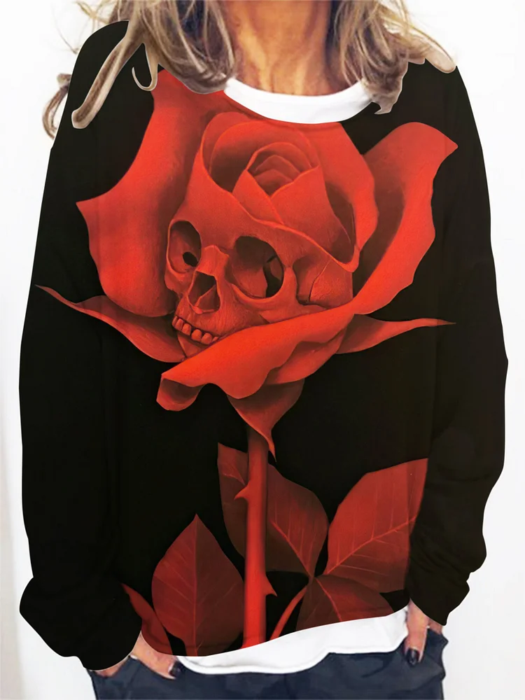 Halloween Rose Reaper Sweatshirt