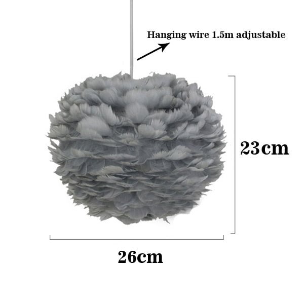 Feather Pendant Lights Hanglamp Pendant Lamp Nordic Design Lustre Vintage Loft Decor Dining Room Kitchen Home Light Fixtures LED