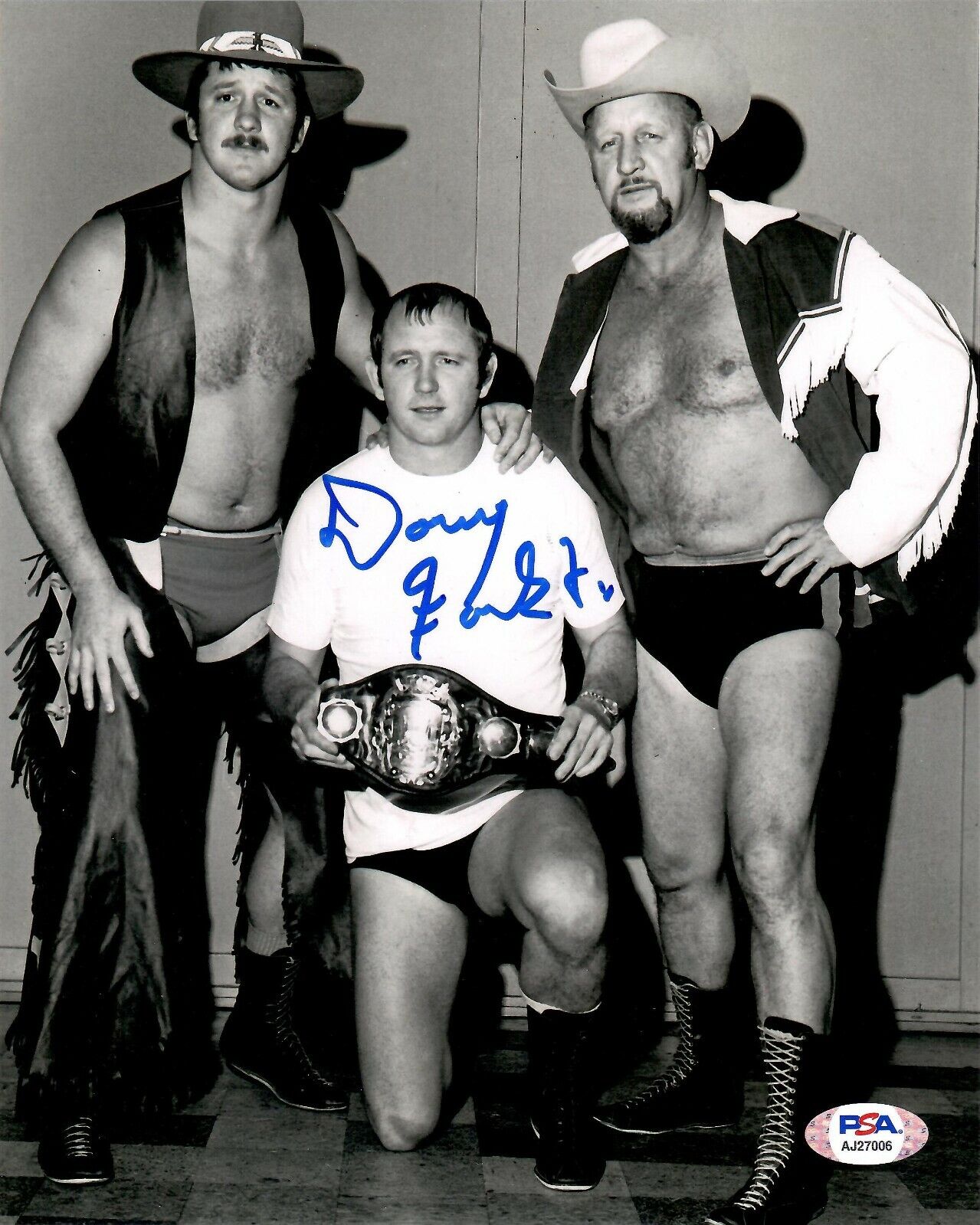 Dory Funk Jr. autographed signed 8x10 Photo Poster painting NWA Champion WWE HOF PSA COA