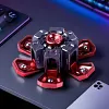 Creative Explosive Armor Fingertip Gyroscope Mechanical Deformation Rotating Finger Gyroscope Mechanical Decompression Artifact
