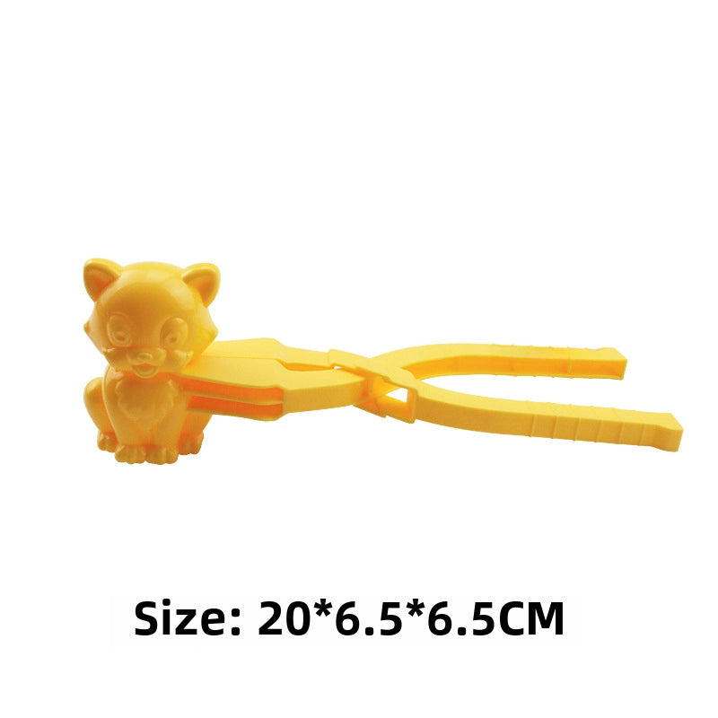 Children’s Winter Outdoor Toy Snow Clip Snowball Fight Artifact Snowflake Love Snowball Clip Play Snow Toy Sand Mold