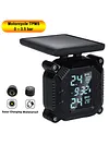 Solar Motorcycle TPMS LCD Display TPMS Tire Pressure Alarm Monitor Wireless TPMS