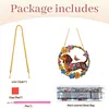 Diamond Art Window Catcher Kit Dachshund Floral Wreath 9.45x9.45in