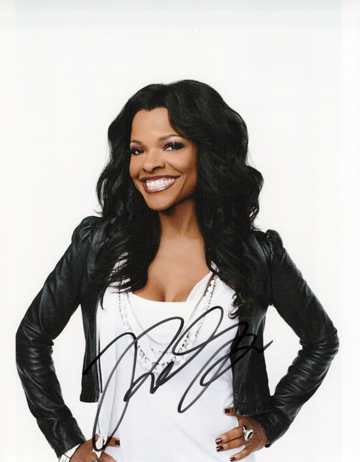 Keesha Sharp glamour shot autographed Photo Poster painting signed 8x10 #4