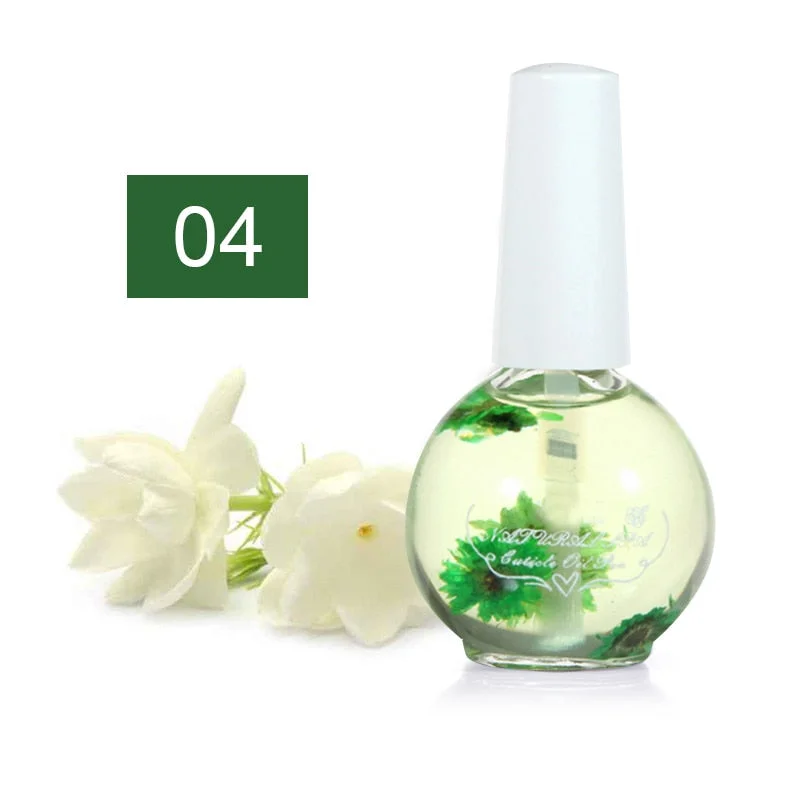 15ml Nail Nourishment Oil Dried Flowers Softener Nutritional Cuticle Oil Treatment Nutritious Gel Polish Nail Care Nail Art Tool-Nail Inspo