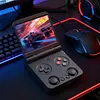 Foldable Retro Handheld Game Console 3.4 Inch IPS Screen 3000mAh Battery Flip Design Portable Pocket Arcade (TF Card Is Not Included)