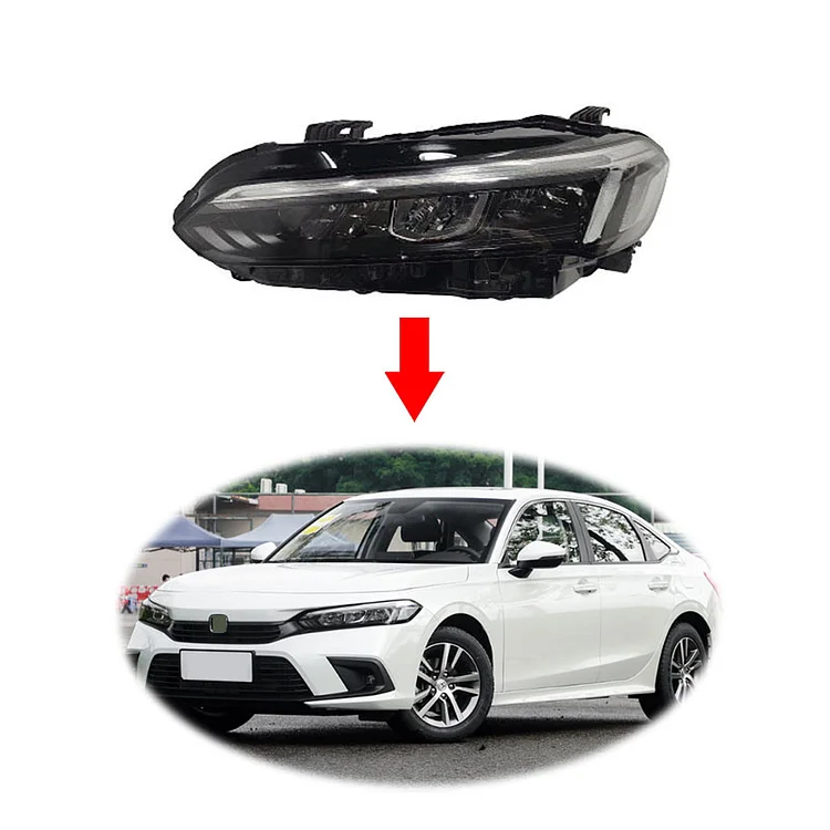 original headlight headlamp for HONDA civic 11th 11 th 2022 head light head lamp ITN Auto