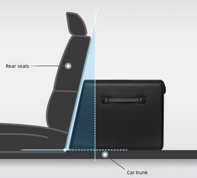 Car trunk storage box