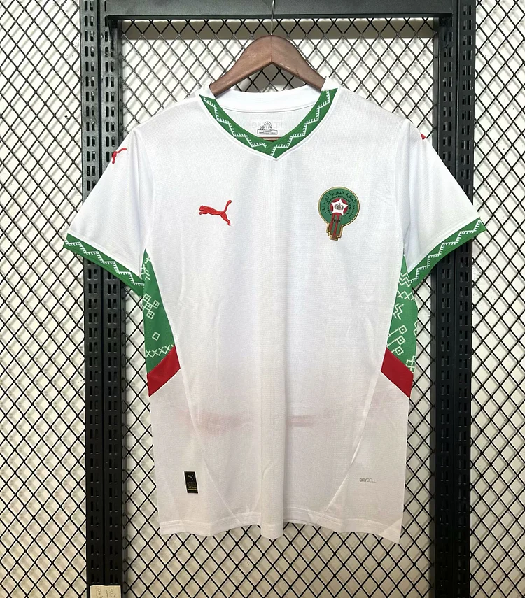 2025-26 Morocco Away White - Jersey - Fan Edition