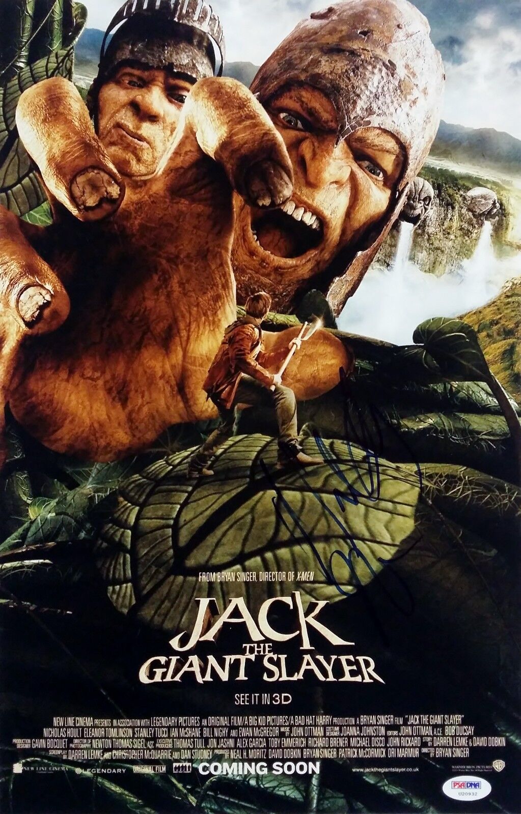 Nicholas Hoult Signed 12X18 Jack The Giant Slayer Photo Poster painting PSA/DNA COA Auto