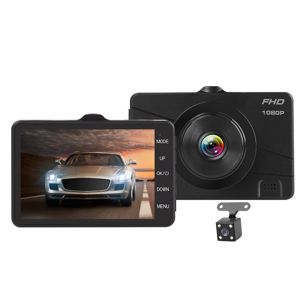 

V8 1080p FHD Dashboard Cam 3.6 inch Display Dash Cam with Rear View Camera, 501 Original