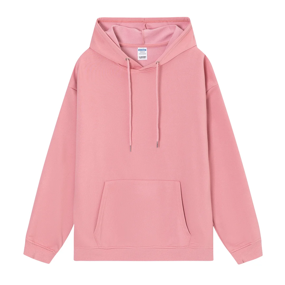 Men's Basic Pink Hoodie