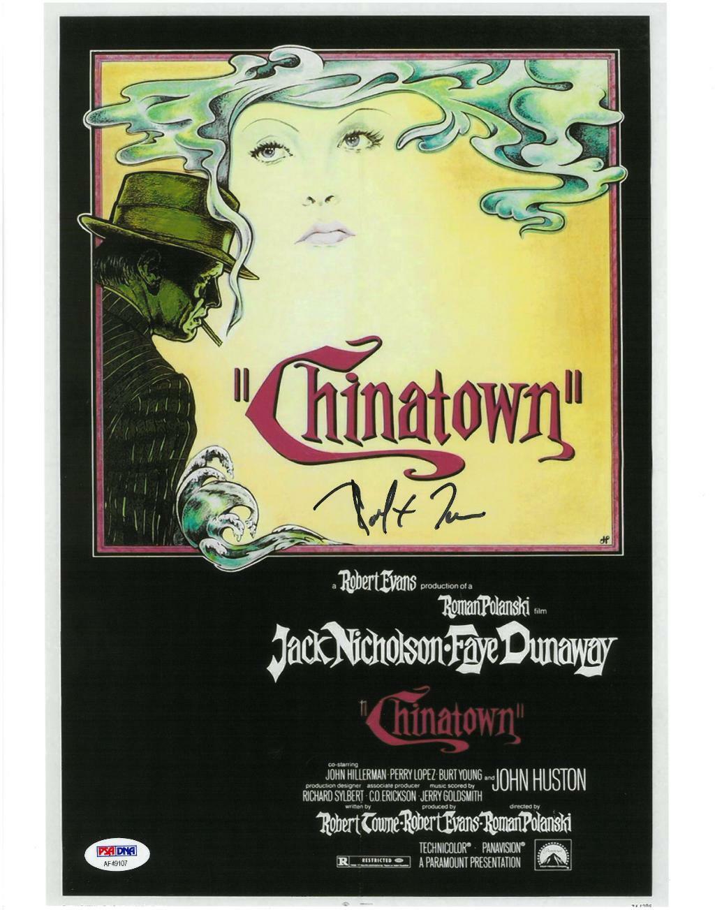 Robert Towne Signed Chinatown Authentic Autographed 11x14 Photo Poster painting PSA/DNA #AF49107