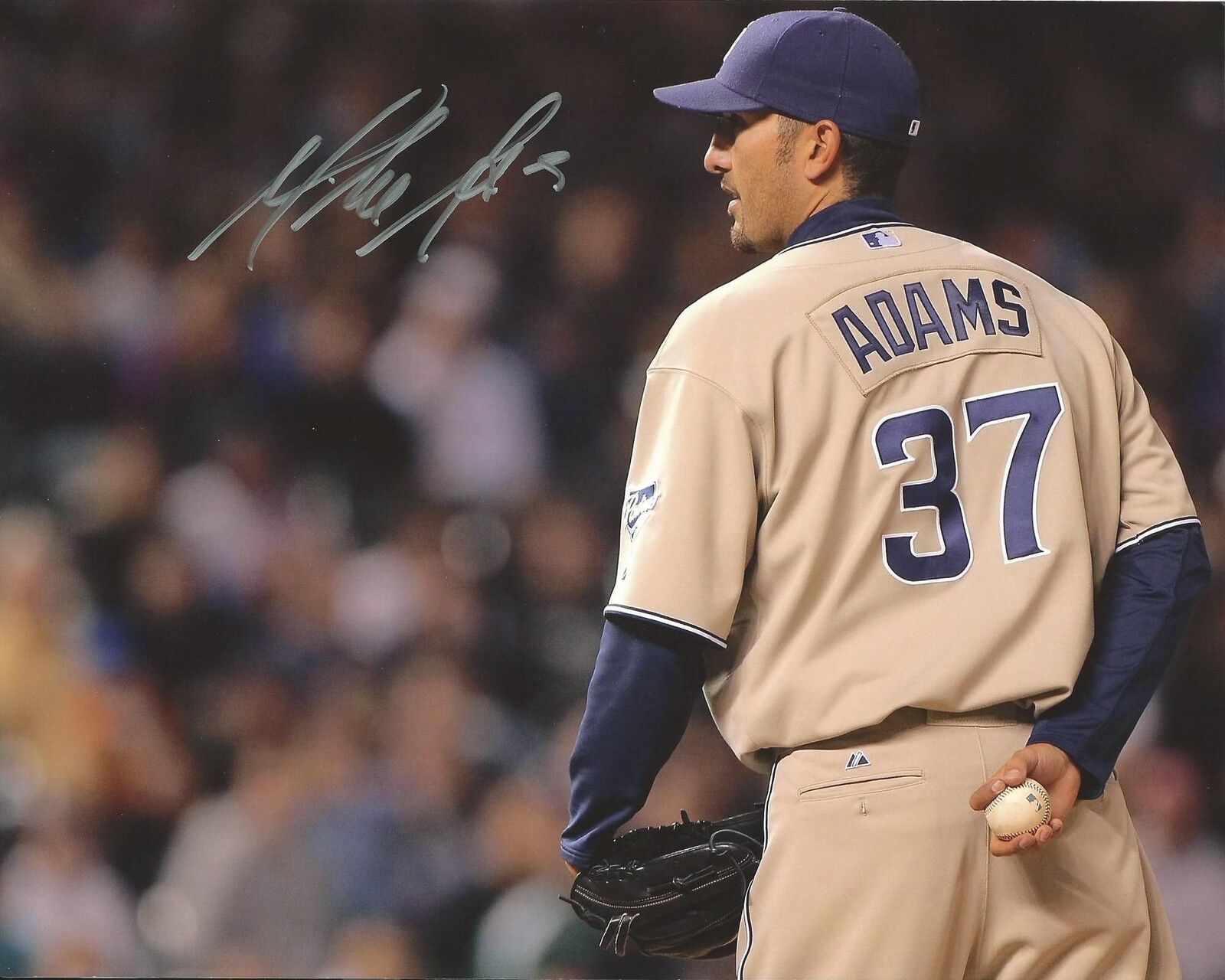 Mike Adams Signed San Diego Padres 8x10 Photo Poster painting Picture Philadelphia Phillies Auto