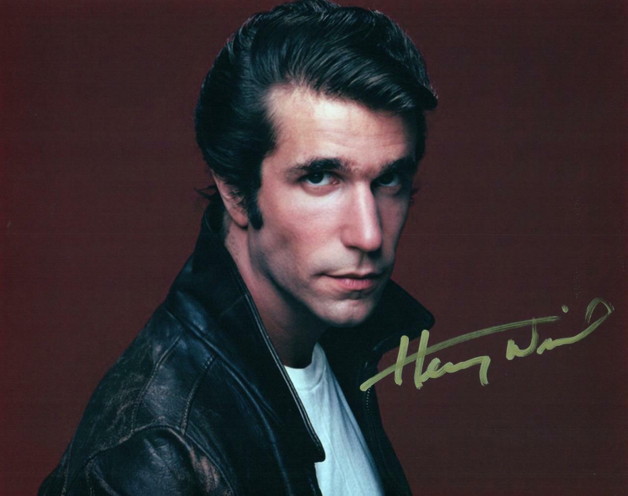 Henry Winkler signed 8x10 Photo Poster painting Pic autographed Picture with COA