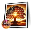Diamond Painting -DIY Round Drill Tree of Life(40x40cm-Box)