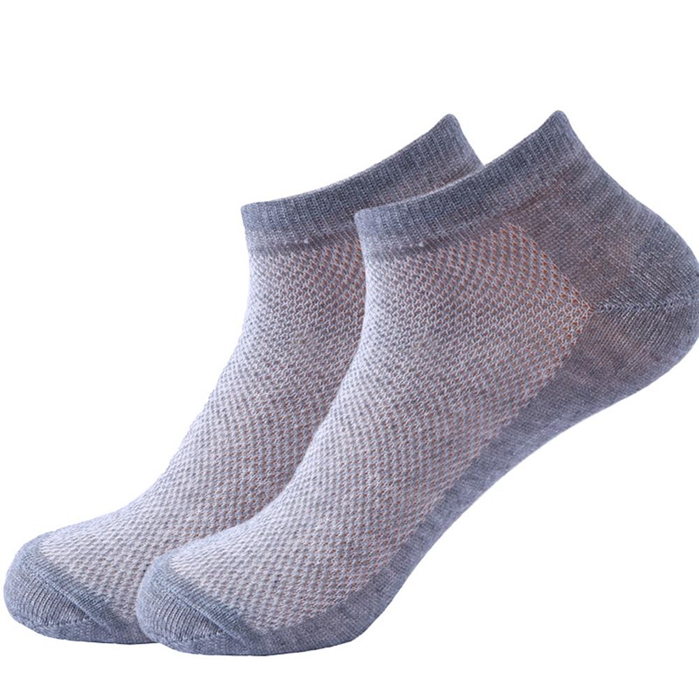 

10 Pairs Fashion Summer Women Ankle Socks Cotton Casual Students Boat Socks, Grey, 501 Original