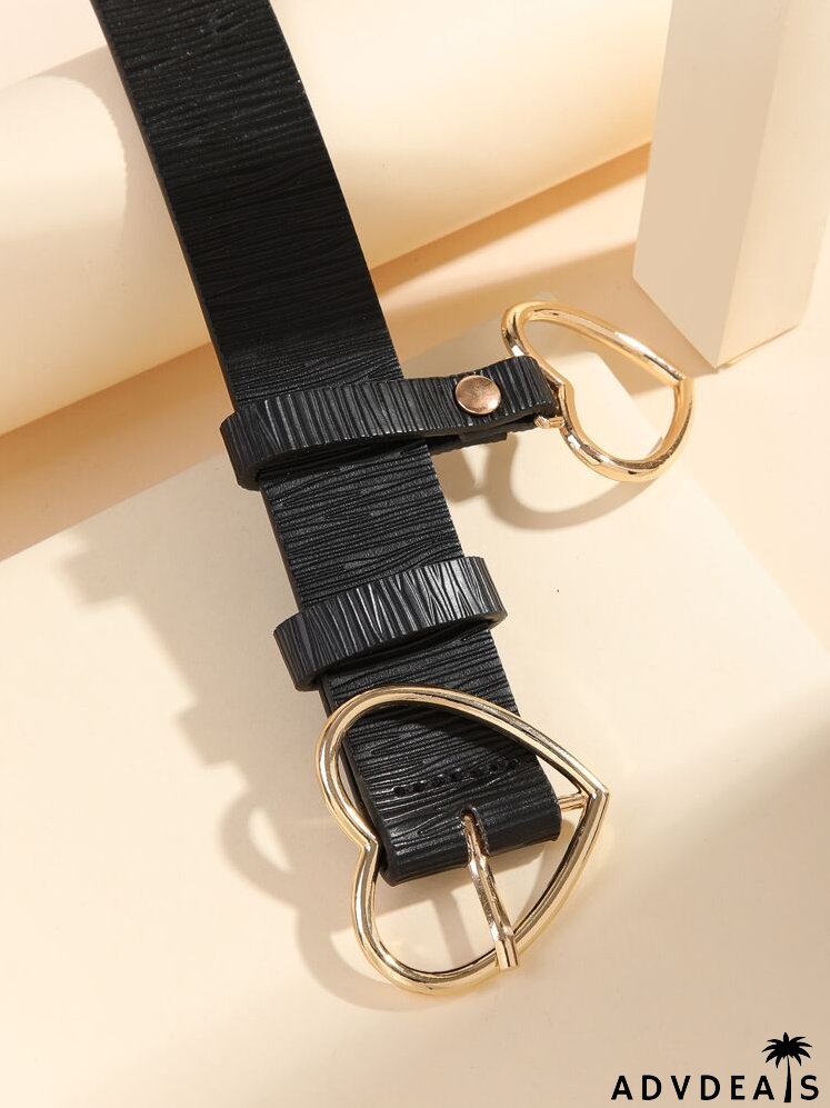 Heart Buckle Belt