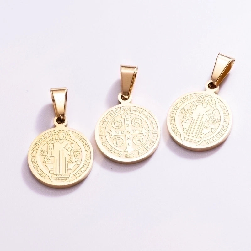 1 Piece 304 Stainless Steel Human Virgin Mary Pendant Jewelry Accessories