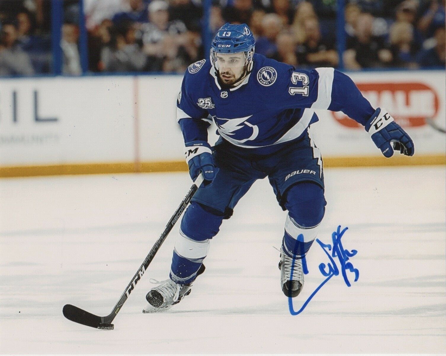 Tampa Bay Lightning Cedric Paquette Signed Autographed 8x10 Photo Poster painting COA #2