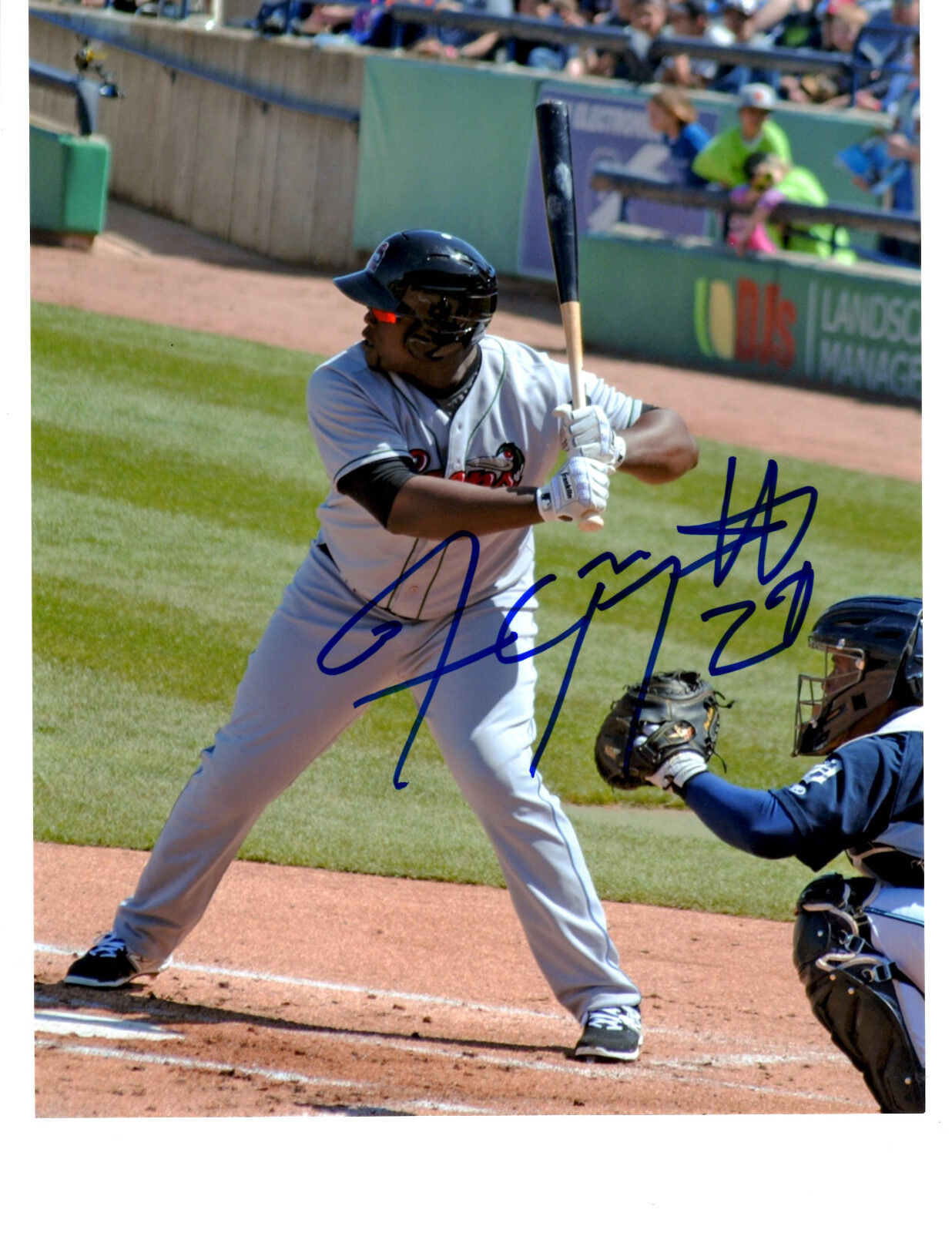 Justin Chigbogu Los Angeles Dodgers top prospect autograph signed 8x10 Photo Poster painting!