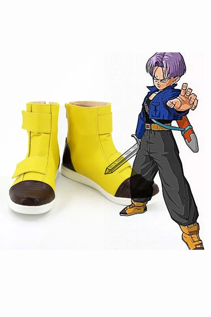 dragon ball super trunks boots cosplay shoes