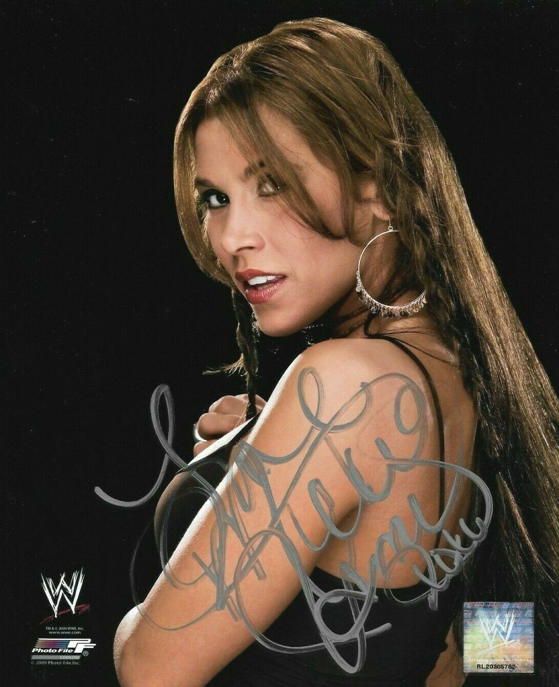 WWE MICKIE JAMES HAND SIGNED AUTOGRAPHED 8X10 Photo Poster paintingFILE Photo Poster painting WITH PROOF & COA 1