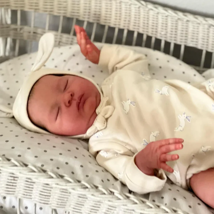  20" Handmade Lifelike Reborn Newborn Baby Painted Hair Girl Sorina, Looks Really Cute - Reborndollsshop®-Reborndollsshop®