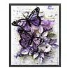 Purple Butterfly-11CT Counted Cross Stitch 40*50cm/15.75*19.69in