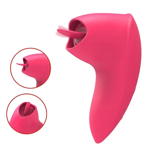 12-Speed Tongue-Licking Vibrator for Intense Clitoral Stimulation