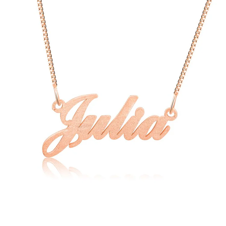 Sparking Name Necklace Personalized Name Necklace Carrie Style