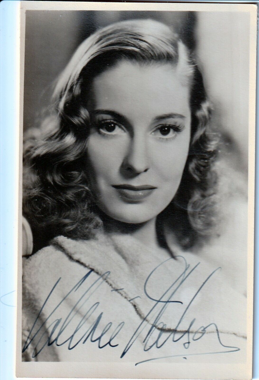 Vintage Actress VALERIE HOBSON ?1998@81 (Bride of Frankenstein 1935) signed pic