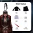 [Wetrose] Tomie Kawakami Identity V Cosplay Costume Dream Witch Yidhra Wig Full Set