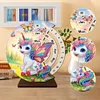 DIY Special Shape Garden Horse Diamond Painting Spinning Calendar Kit