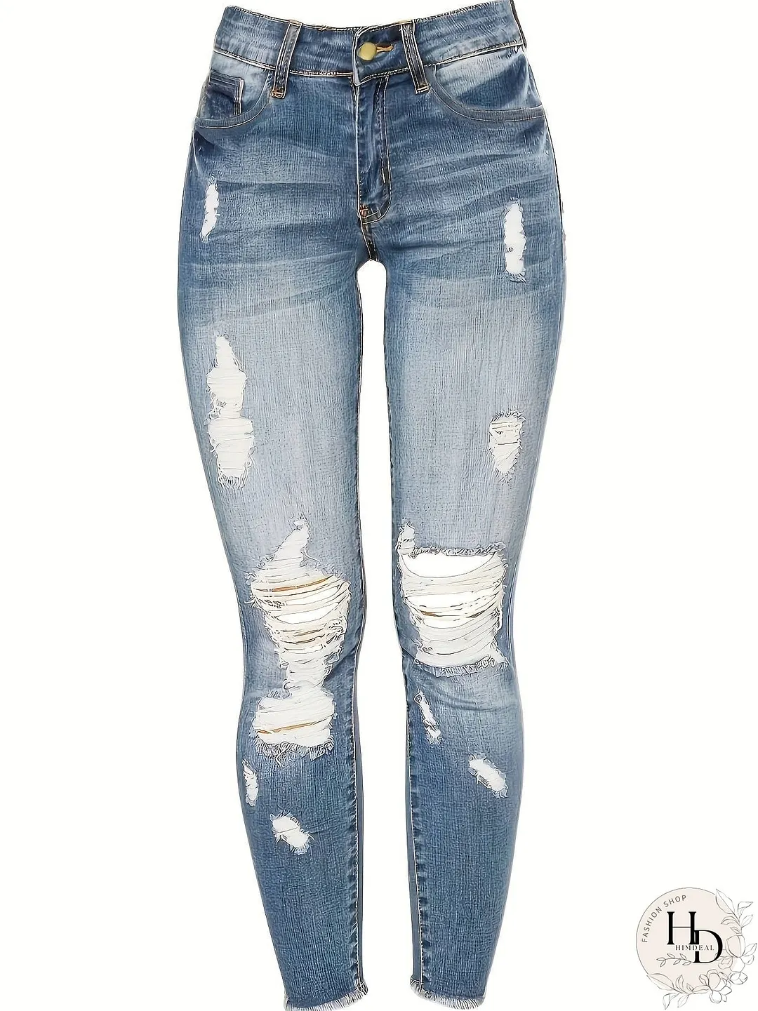 Statement Wide Leg Jeans