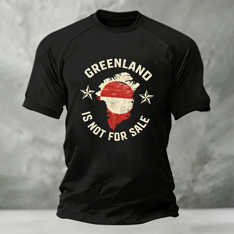 Men's Comfort Casual T-shirts Are Not Sold In Greenland. artswardrobe