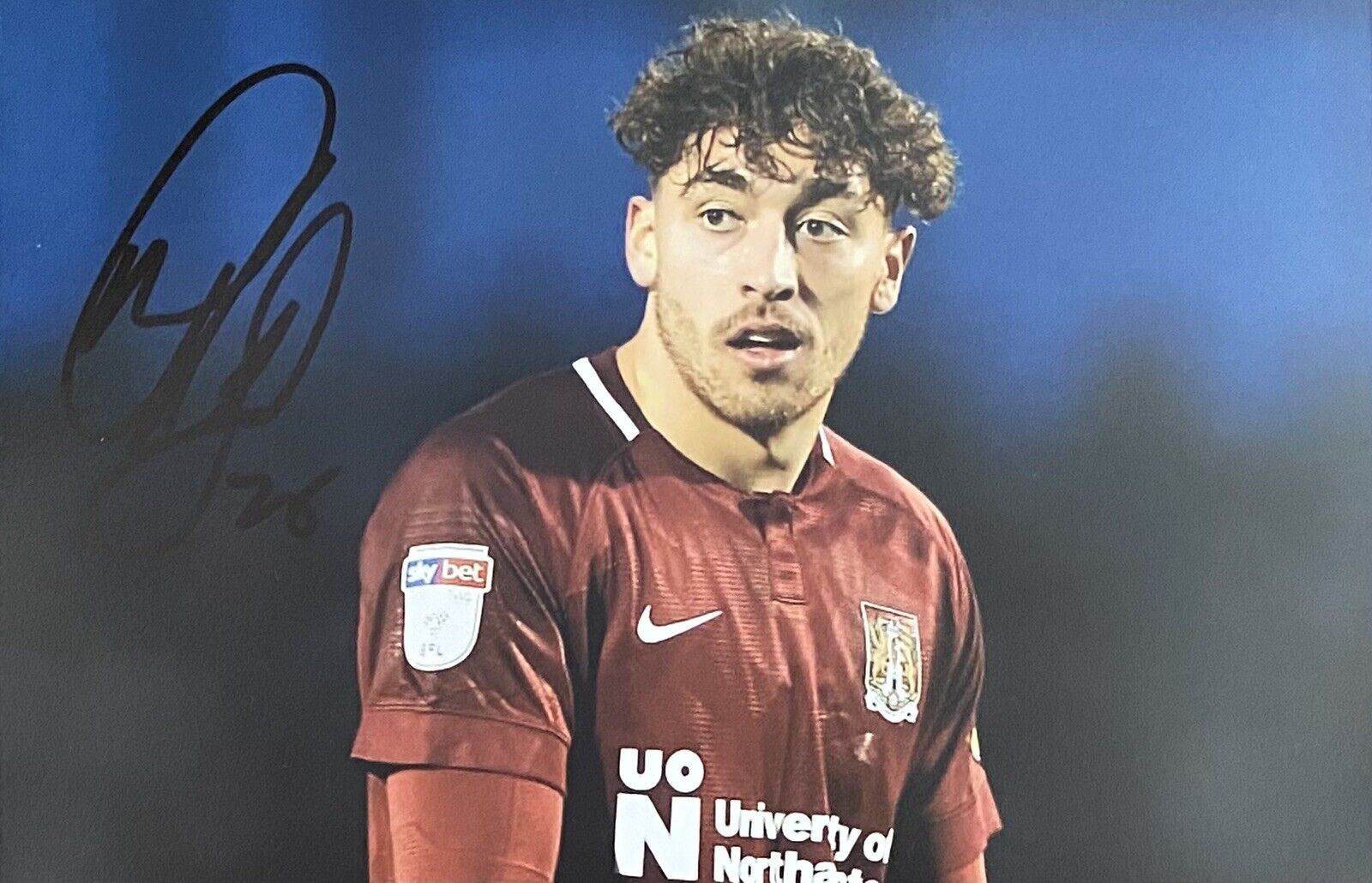 Matt Brooks Genuine Hand Signed Northampton Town 6X4 Photo Poster painting