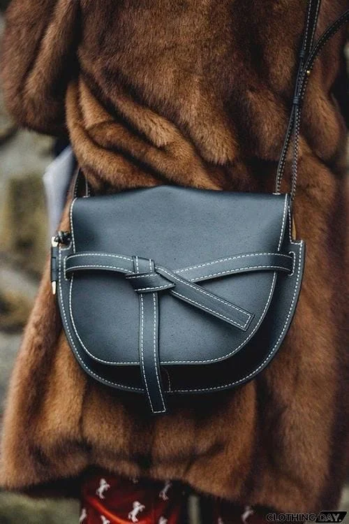 Leather Blet Crossbody Bag