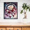 (US Only)Dream Catcher Printed Cross Stitch Kit 40x50cm DIY 14CT Thread Art Needlework