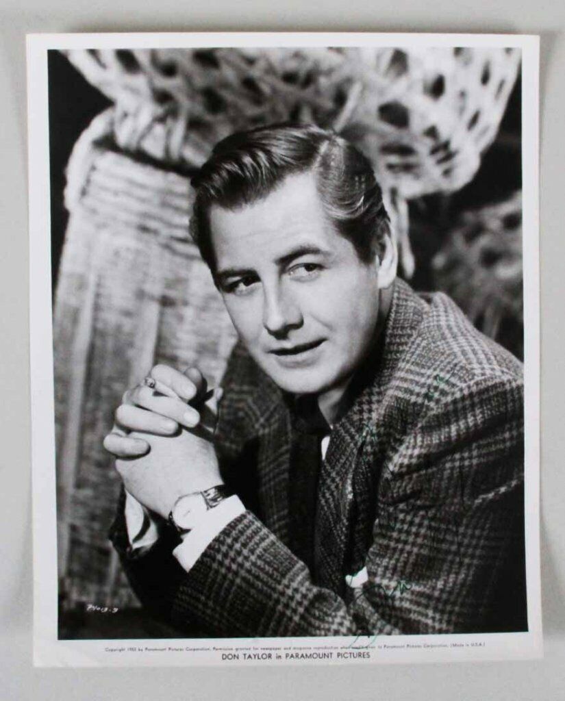 Don Taylor Signed Photo Poster painting 8x10 - COA JSA