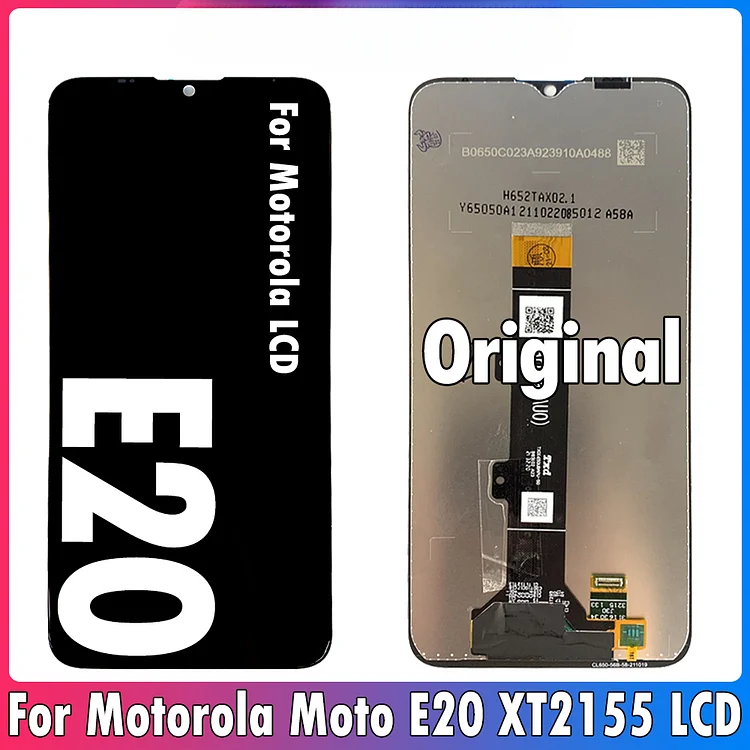 6.5inch Original For Motorola Moto E20 XT2155 LCD XT2155-1 Display Touch Panel Screen Digitizer For Moto E20 LCD Display