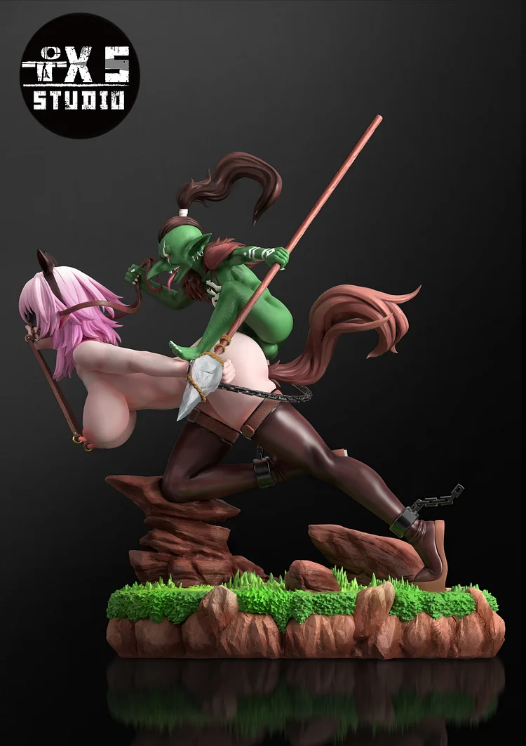 In-stock T.X.S Studio - Goblin Slayer - Goblin Series 5.0 Goblin War Rider Statue(GK) (Adult 18+)-