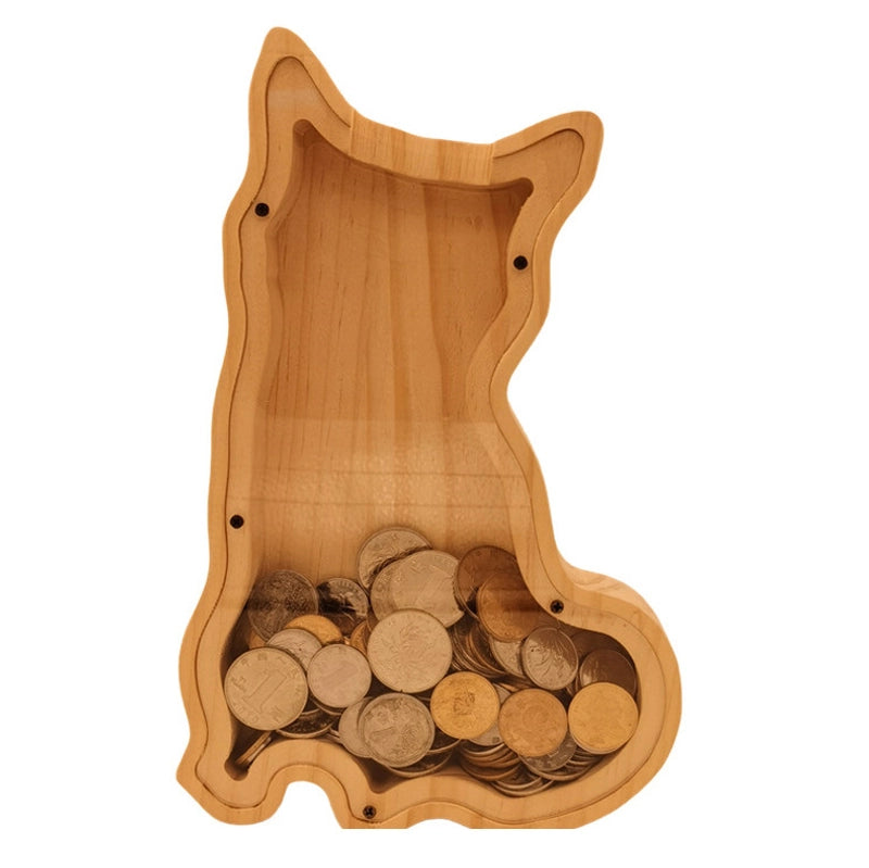 Piggy Bank Animal Wood Toys
