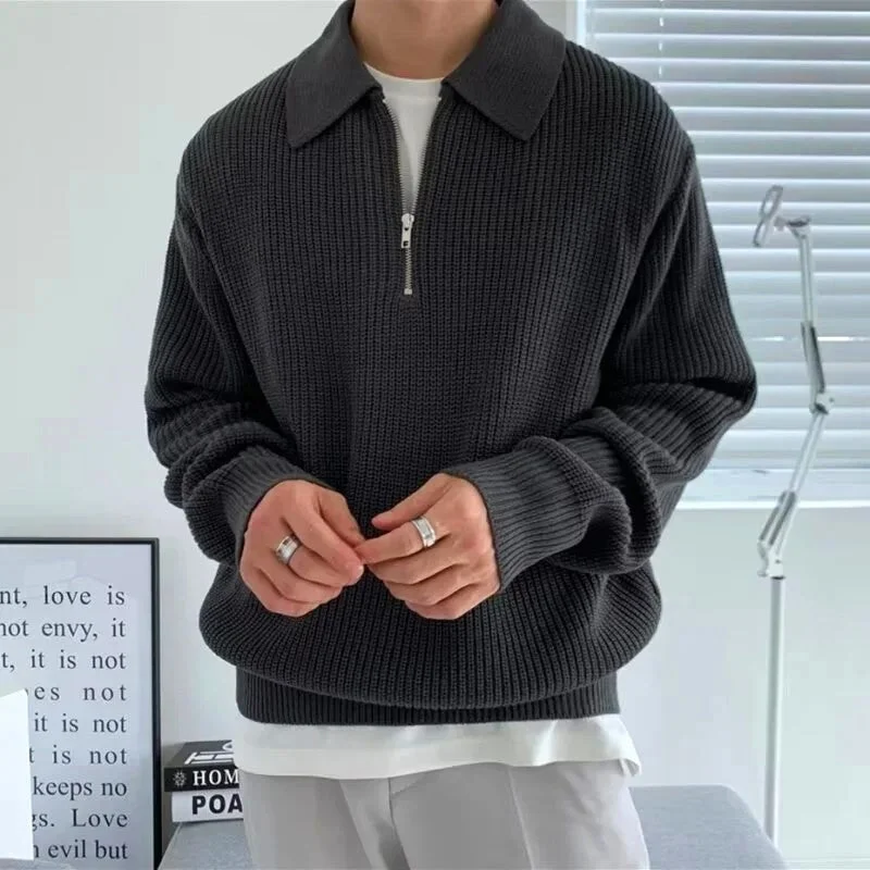 Vintage Cotton Zip-Up Pullover