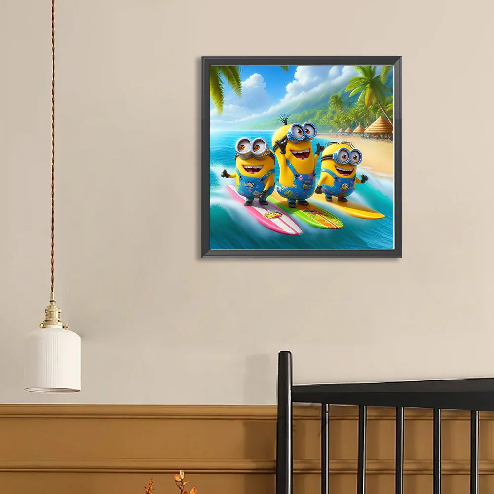 Diamond Painting - Full Round Drill - Minions(Canvas|40*40cm)
