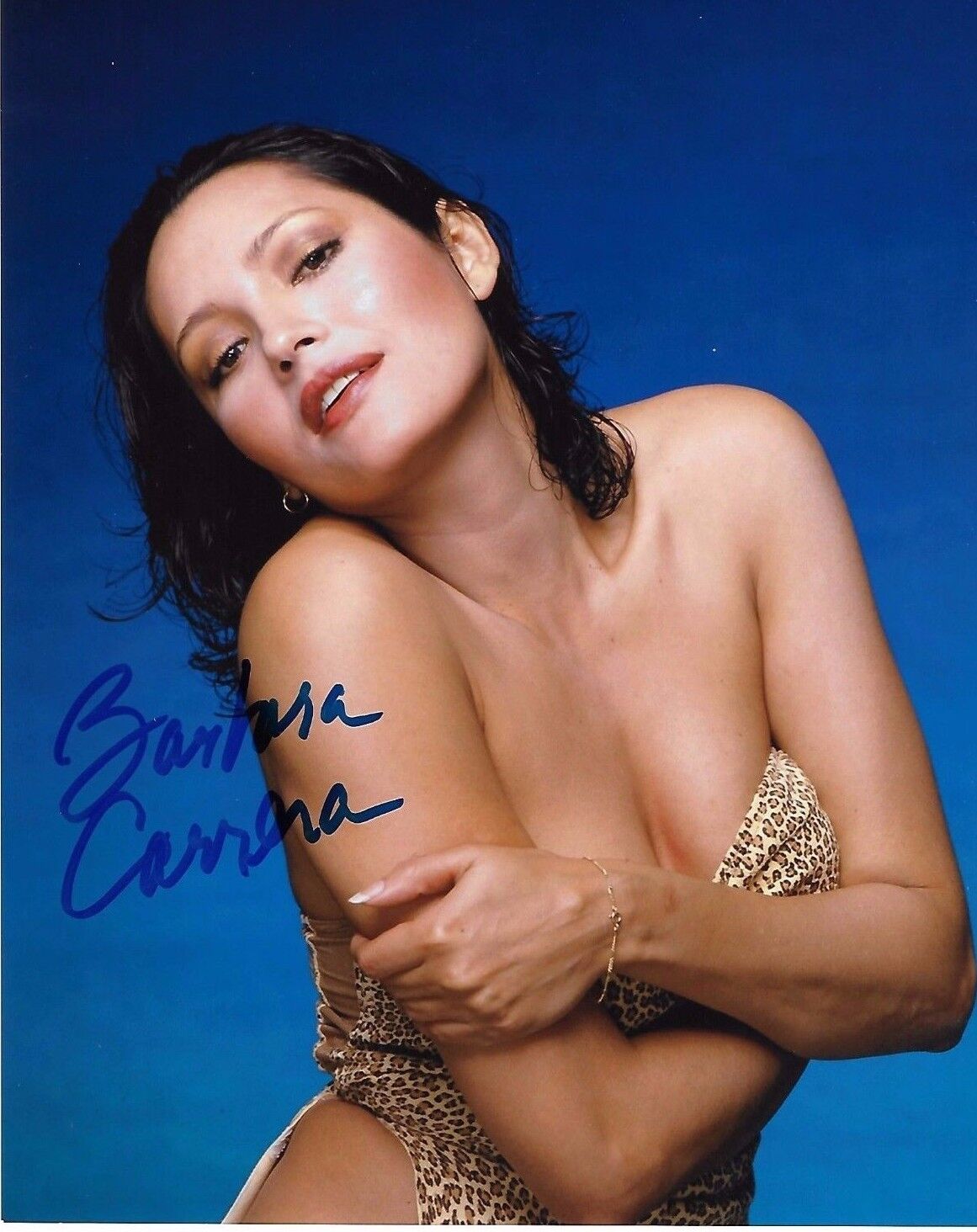 Barbara Carrera Signed 8x10 Photo Poster painting - James Bond Babe - NEVER SAY NEVER AGAIN H113