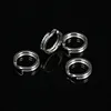 200Pcs Fishing Split Rings Fishing Connectors Snap Rings for Link Fishing Hooks