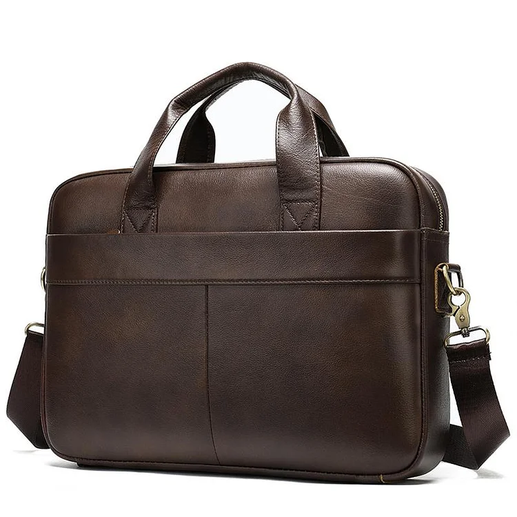 Fashion Casual Business Men's Handbag Retro 14 Inch Shoulder Bag Crossbody Bag