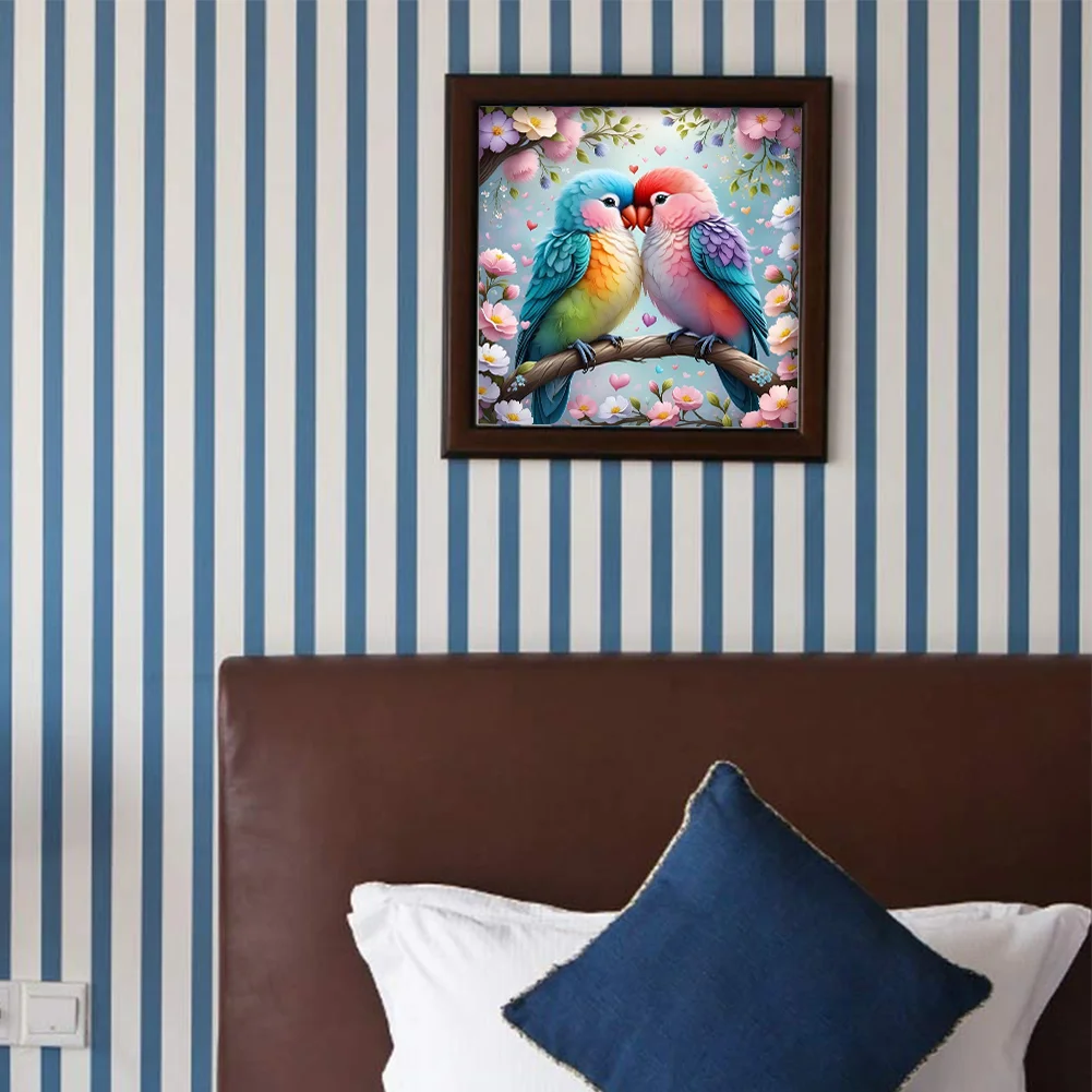 Diamond Painting - Full Round Drill - A Bird In Bloom(Canvas|40*40cm)